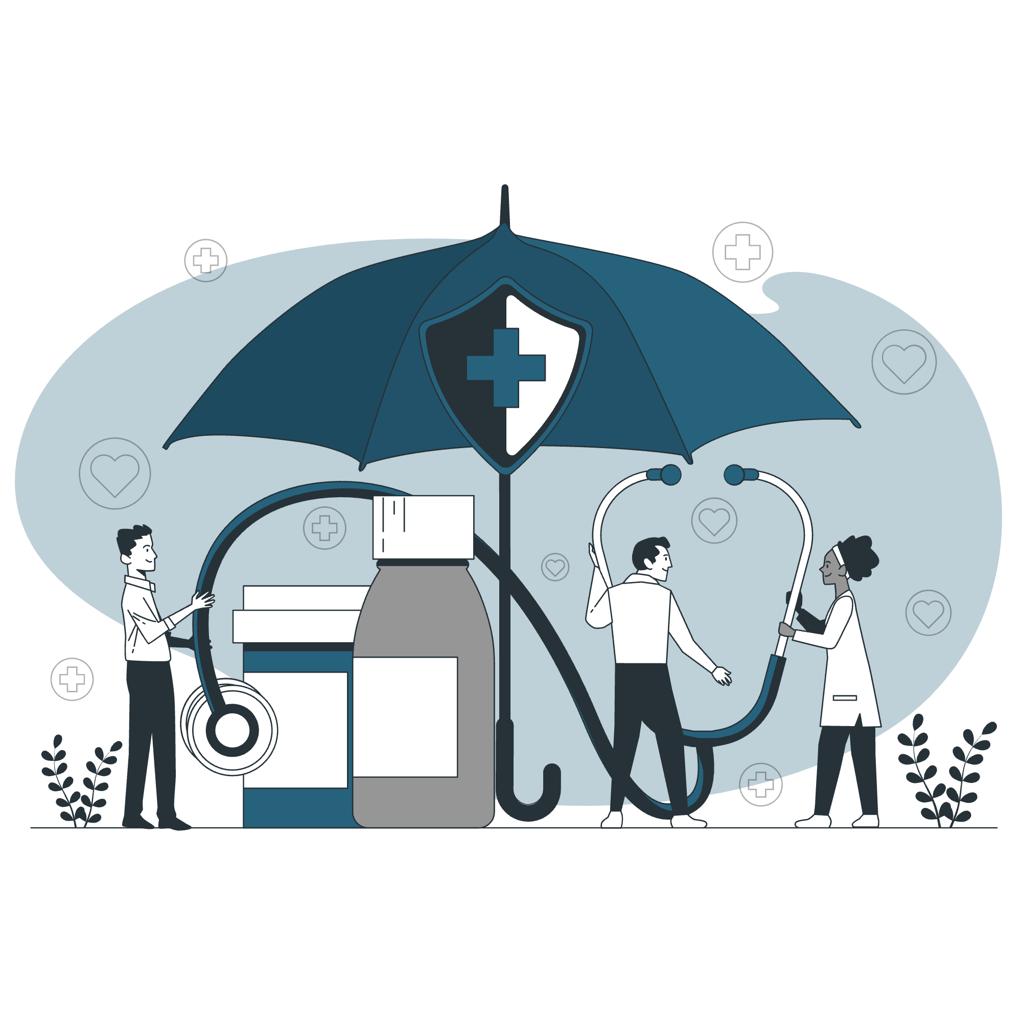 Sağlık Sigortası Illustration